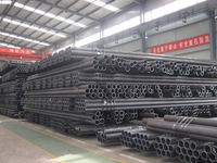 ASTM A106 Sch40 Tube de tuyau en acier sans soudure Q235 en acier au carbone St37 St52 Usine de tuyaux en acier sans soudure étirés à froid pour tuyau de forage GS