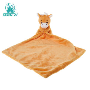 Morbido asciugamano per neonati con piumino giocattolo di cervo peluche e dormire appaiono <span class=keywords><strong>accessori</strong></span> comodi per bambini - Product Image 3