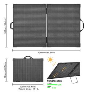 28%高効率ポータブルソーラーパワーシステム折りたたみ式ソーラーパネル200w Pvフレキシブルパネルキャンプ用 - Product Image 1
