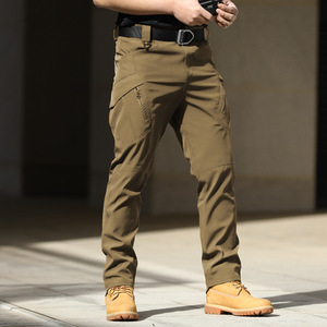 <span class=keywords><strong>Pantalon</strong></span> tactique imperméable IX9 pour homme, <span class=keywords><strong>pantalon</strong></span> softshell, <span class=keywords><strong>randonnée</strong></span>, chasse, cargo, multi-poches, pour le printemps et l'automne, <span class=keywords><strong>pantalon</strong></span> long - Product Image 4