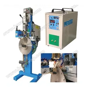 Stone saw blade high frequency induction welding machine