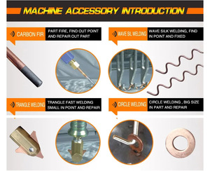 220V Spot Welding Welder with Pneumatic Rubber Puller Tools - Product Image 2