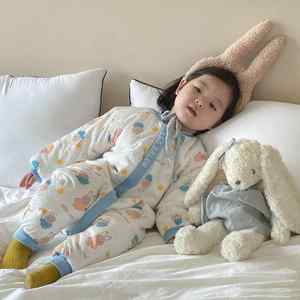 Cotton Soft Warm Printed Zipper Closure <b>Sleeping</b> <b>Bag</b> for <b>Winter</b> - Product Image 3