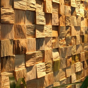 Gỗ rắn khảm 3D Nền Tường TV hiên phòng khách phòng ngủ hiện đại Châu Âu sàn gỗ Thuyền trang trí Matt tráng men bề mặt - Product Image 1