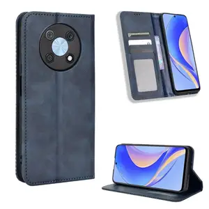 Retro Flip Wallet Leather Case Cover Voor Huawei Genieten 50 Pro 4G /Nova Y90 4G