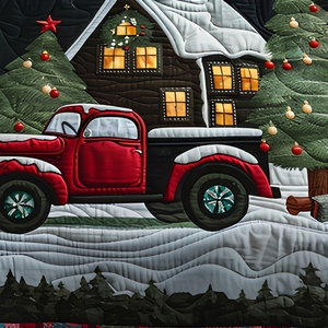 Juego de Cubrecamas Acolchados con Estampado Digital 3D, Diseño de Árbol de Navidad, para Todas las Temporadas, Poliéster Suave, Disponible <span class=keywords><strong>en</strong></span> Varios Tamaños - Product Image 6