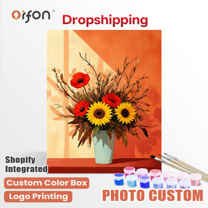 Kit <span class=keywords><strong>de</strong></span> <span class=keywords><strong>Pintura</strong></span> por Números ORFON para Envío Directo - Arte <span class=keywords><strong>de</strong></span> Ramo <span class=keywords><strong>de</strong></span> Girasoles y <span class=keywords><strong>Amapolas</strong></span> para Decoración del Hogar, Suministros <span class=keywords><strong>de</strong></span> Manualidades al por Mayor - Product Image 1