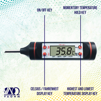 Tasi — thermomètre numérique de cuisine TP101, avec sonde de capteur