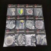 Désodorisant pour voiture en papier au design personnalisé, parfum de longue durée super puissant, différentes odeurs, désodorisant personnalisé pour voiture avec logo