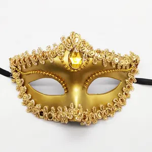 代理送货面具西方万圣节铜面具舞会角色扮演威尼斯公主面具