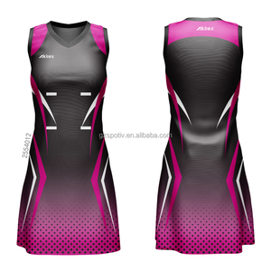 Akilex Popular Girl <span class=keywords><strong>Netball</strong></span> vestido de tenis uniforme bajo MOQ OEM personalizado sublimación <span class=keywords><strong>Netball</strong></span> una línea vestidos Sexy - Product Image 1