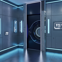 Portes coupe-feu modernes en acier inoxydable de haute qualité et durables pour l'entrée d'hôtels, les KTV et l'usage extérieur insonorisé des villas
