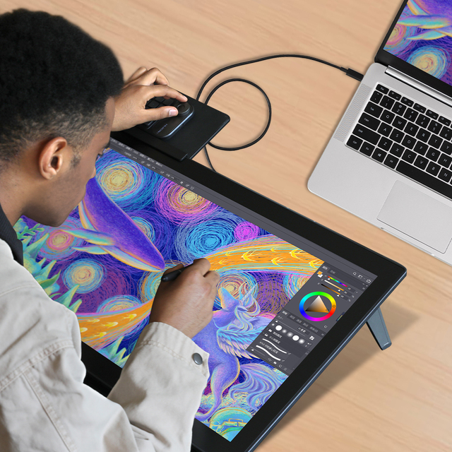 huion 27 Inch 4K Professional Design Digital Pen Graphic Tablet with Screen Tablet Graphic Drawing Kamvas Pro 27