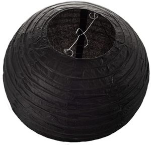 Trong Nhà Ngoài Trời Kích Cỡ Khác Nhau Tiệc Cưới Vòng Treo Đèn Lồng Giấy Đen Trung Quốc Để Trang Trí, Giáng Sinh, Lễ Hội - Product Image 4