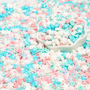 La torta di natale commestibile spruzza caramelle di zucchero di colore del Mix solido nell'imballaggio della bottiglia - Product Image 6