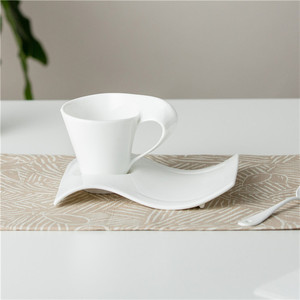 Bán Buôn Dung Tích Nhỏ Hình Dạng Độc Đáo ODM Thiết Kế 80 Ml Thổ Nhĩ Kỳ Ly Cà Phê Đĩa Đặt - Product Image 3