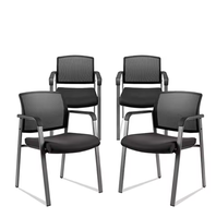 Chaise de bureau de luxe ergonomique moderne en maille, réglable en hauteur, empilable, de haute qualité, pour la maison et l'école, vente en gros directe usine
