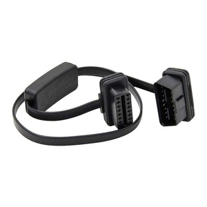 60Cm 16Pin Có Thể Chuyển Đổi OBD2 Cáp Với Chuyển Đổi Để Db9 Nối Tiếp <span class=keywords><strong>RS232</strong></span> 16 Pin <span class=keywords><strong>OBD</strong></span> 2 Mở Rộng Cáp Cho Xe Công Cụ Chẩn Đoán Bộ Chuyển Đổi - Product Image 1