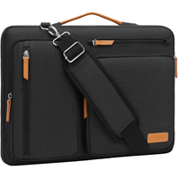 Housse de protection pour ordinateur portable, sacoche pour ordinateur portable, sac à bandoulière pour ordinateur portable, avec logo personnalisé, imperméable, 13, 14, 15, 15,6 pouces
