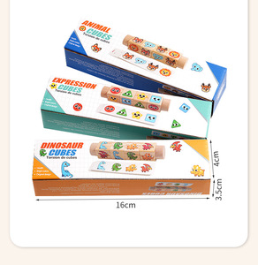 Juguete educativo <span class=keywords><strong>Montessori</strong></span> para niños, cubos giratorios <span class=keywords><strong>de</strong></span> madera, bloque a juego, juguete para niños, coordinación mano ojo, bloques <span class=keywords><strong>de</strong></span> madera, juguete - Product Image 6