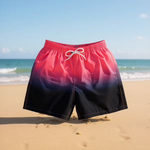 HDJ Men's Summer <b>Beach</b> <b>Shorts</b> Pants Casual Swimwear Tunic Bathing Suit Sarong P08074-10 - Product Image 1