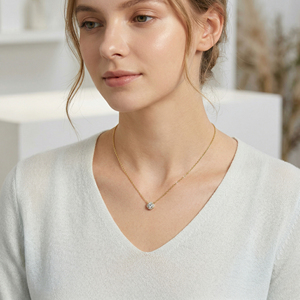 Groothandel Trendy Fijne Sieraden 925 <span class=keywords><strong>Sterling</strong></span> Zilver 14K Goud Verguld Bloemvormige Zirkoon Charm Schakelketting voor Cadeau - Product Image 2