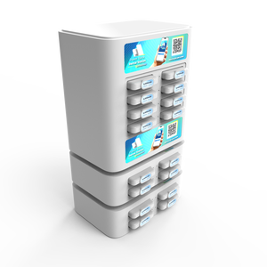 Estación de Alquiler de Baterías Portátiles Y2 Power NEO 8A de 8 Ranuras, Máquina de Baterías Portátiles Compartidas con Adhesivo de Marca y Código QR Retroiluminado - Product Image 4