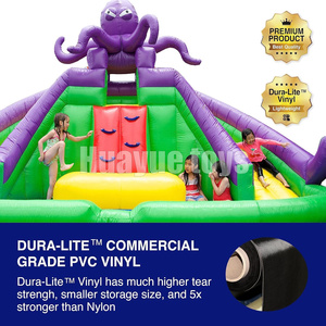 Summer Fun <span class=keywords><strong>4</strong></span>,8*3*3M Tobogán acuático inflable de <span class=keywords><strong>pulpo</strong></span> con <span class=keywords><strong>piscina</strong></span> y toboganes dobles para niños y niños pequeños Parque acuático - Product Image 6