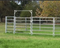 Paneles de Cerca Metálica Galvanizada de Alta Calidad YC para Caballos, Fácil Instalación, Cerca de Rieles para Ganado, Económica Cerca para Corrales