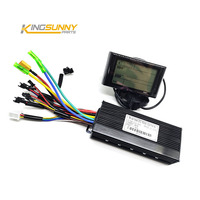 Contrôleur 24V 36V 48V 30A 750W-1000W avec câble d'autodiagnostic + Compteur S900, Connecteurs SM pour lignes d'éclairage avant et arrière, Pièces d'alimentation XT60