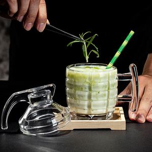 Vaso de Cóctel Personalizado en Forma de Granada, Decantador de Whisky, Vaso de Cóctel Transparente con Asa y Tapa - Product Image 6