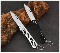 Couteau pliant compact et robuste en métal pour l'aventure en plein air, la chasse industrielle, la survie, le camping, le couteau tactique de découpe en acier, DIY