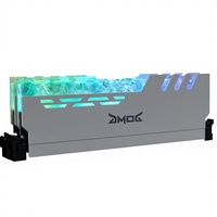 Mémoire RAM DDR5 UDIMM RGB pour jeux, fiable, faible latence, 16 Go, 32 Go, kit 4800 MHz, avec dissipateur thermique en métal