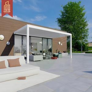 Marco recubierto de polvo para techo inclinado, calidad superior, jardín al aire libre, Patio, decoración de patio trasero, refugio, Estructura de sombra, pérgola - Product Image 1