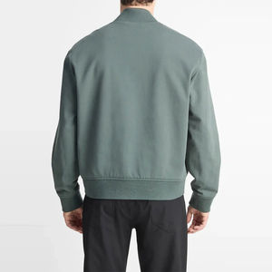 Ventes en gros de coupe-vent d'hiver personnalisés, vente en gros de vestes pour hommes grandes tailles, vestes en nylon satiné uni, vestes bomber varsity pour hommes - Product Image 2