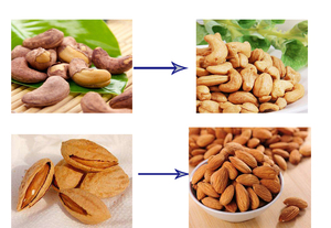 Almond Shelling Machine Nut Cracker Dehuller <b>Sheller</b> Cashew Nut Husker Engine Powered High Capacity - Product Image 3