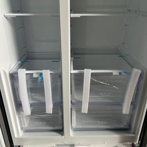 Réfrigérateur <span class=keywords><strong>LG</strong></span> de qualité HUAZOS à double porte côte à côte 578L <span class=keywords><strong>noir</strong></span> en verre trempé avec distributeur d'eau et technologie Air Cool Inverter - Product Image 5