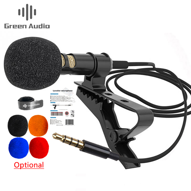 Professional Lavalier Microphone Lapel Microphone Clip Microphone