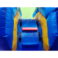 Château gonflable commercial d'extérieur pour enfants avec toboggan, combo château gonflable et maison de rebond à louer