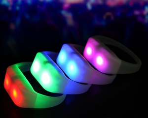 <span class=keywords><strong>DMX</strong></span> control remoto RGB LED pulsera Festival linterna Led pulsera WF controlador LED pulsera para evento - Product Image 1