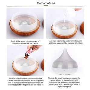 Humidificador y Difusor de Aire para el Hogar <span class=keywords><strong>Homefish</strong></span> 2026 Ultrasónico con Diseño de Grano de Madera de 7 Colores, Capacidad de 101-200 ml, 1 Año de Garantía - Product Image 5