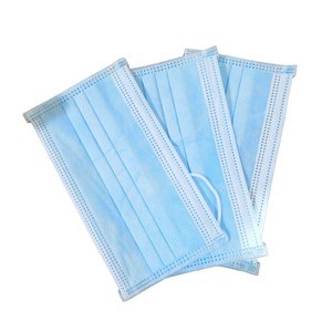 Hubei Haxin tıbbi maskeler EN14683 tipi IIR tek kullanımlık dokunmamış tıbbi kullanım için beyaz liste üreticiden 3 katlı - Product Image 3