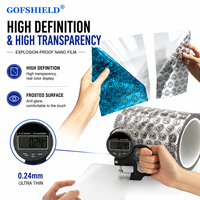 Film protecteur d'écran en verre PET flexible nano 9H de haute qualité en rouleau pour machine de découpe de téléphones portables, vente en gros OEM ODM en usine