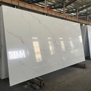 Dalle <span class=keywords><strong>de</strong></span> quartz Calacatta Golden Veins <span class=keywords><strong>de</strong></span> grande taille pour revêtement mural et <span class=keywords><strong>carrelage</strong></span> <span class=keywords><strong>de</strong></span> sol - Product Image 3