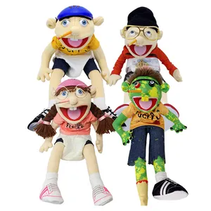 pädagogisches Spielhaus Kinder Plüschtiere Geschenk Jeffy Handpuppe Plüschpuppen niedliches weiches figurines Schlafkissen