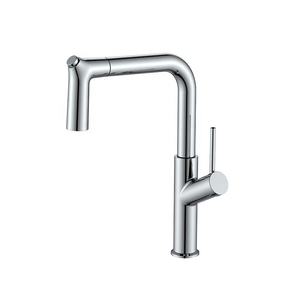 Ottone di precisione lavandino di fusione di acqua tirare fuori <span class=keywords><strong>rubinetto</strong></span> singolo manico sanitario miscelatore <span class=keywords><strong>rubinetto</strong></span> da cucina lavandino rotante <span class=keywords><strong>rubinetto</strong></span> telescopico. - Product Image 6