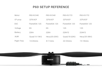 Moteur Brushless T-MOTOR P60, poussée de 8 kg, 6S-12S, pour drone agricole, UAV industriel, levage lourd, étanche IPX5, efficace
