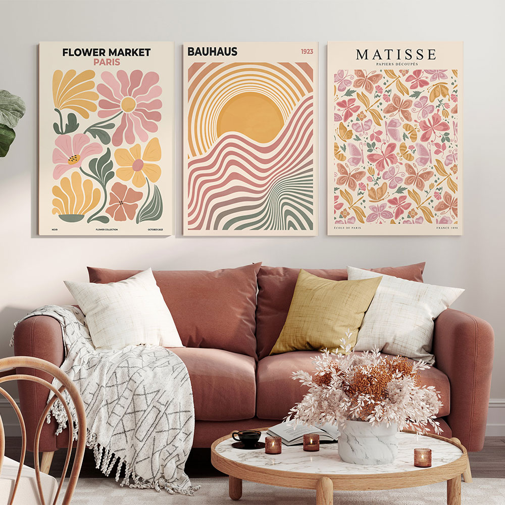 YJ081(3pcs Wooden Framed)