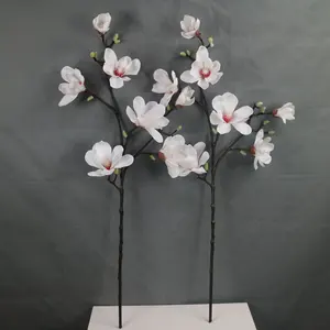 Gambo di fiori di <span class=keywords><strong>magnolia</strong></span> artificiale all'ingrosso - Product Image 1