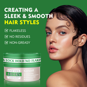 Pomada de cera para el cabello <span class=keywords><strong>Karseell</strong></span>, orgánica, natural, duradera y no aceitosa, con control de bordes - Product Image 1